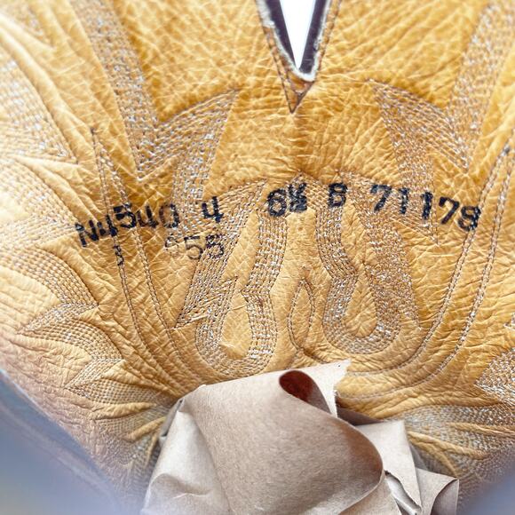 Lucchese Savannah N4540 Women’s 6.5 Tan Leather Snip Toe Cowgirl Western Boots - Picture 10 of 11